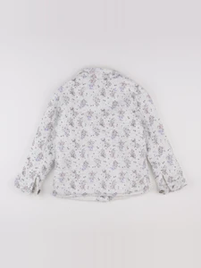 Vertbaudet - veste blanc, rose - 8 ans