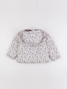 Vertbaudet - doudoune réversible violet, rose - 3 ans