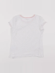 Vertbaudet - maillot de corps blanc, rose - 8 ans
