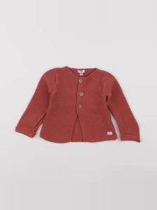 La Redoute - gilet rouge - 12 mois