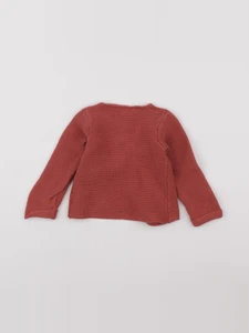 La Redoute - gilet rouge - 12 mois