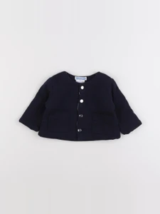 Jacadi - veste bleu - 6 mois