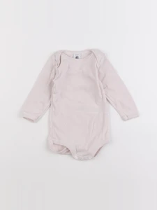 Petit Bateau - body rose - 6 mois