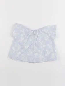Petit Bateau - blouse bleu - 3 mois