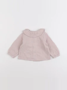Mango - blouse rose - 3/6 mois