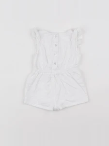 Vertbaudet - combinaison blanc - 6 mois