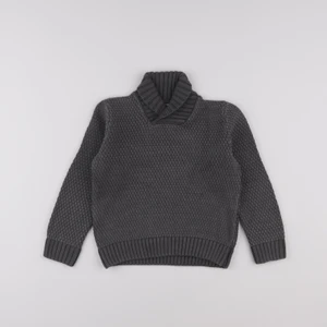 Vertbaudet - pull gris - 5 ans
