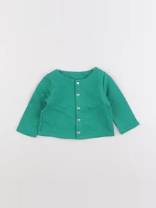 Jacadi - sweat vert - 6 mois