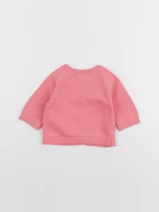 Jacadi - gilet rose - 3 mois