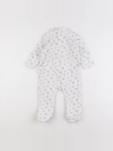 Boutchou - pyjama velours blanc - 12 mois