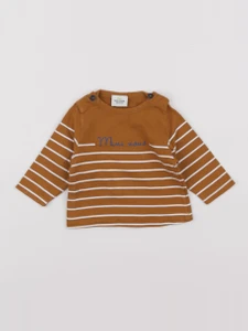 Tape à l'oeil - tee-shirt marron - 3 mois