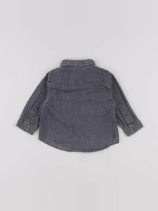 Zara - chemise gris - 6/9 mois