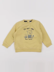 Tape à l'oeil - sweat jaune - 18 mois
