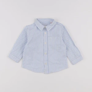 Zara - chemise bleu - 6/9 mois