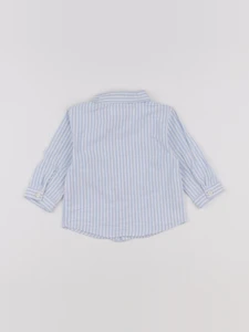 Zara - chemise bleu - 6/9 mois