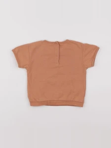 Vertbaudet - sweat orange - 24 mois
