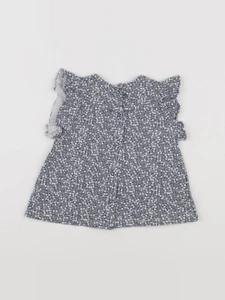 Vertbaudet - tee-shirt bleu, blanc - 24 mois