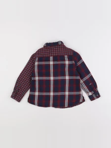 IKKS - chemise rouge, bleu - 2 ans