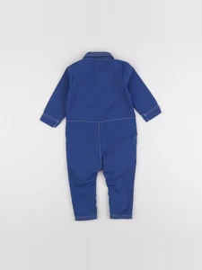 Petit Bateau - combinaison bleu - 12 mois