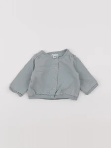Vertbaudet - sweat vert - 3 mois