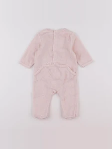 Vertbaudet - pyjama coton rose - 3 mois