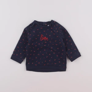 Vertbaudet - sweat bleu - 3 mois