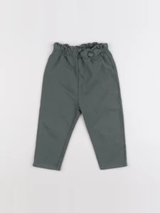 Vertbaudet - pantalon vert - 24 mois