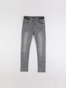 IKKS - jean gris - 8 ans