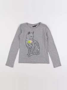 IKKS - tee-shirt gris - 8 ans