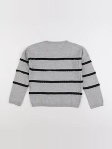IKKS - pull gris - 8 ans