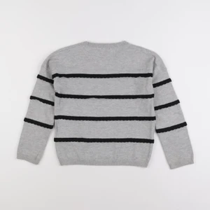 IKKS - pull gris - 8 ans
