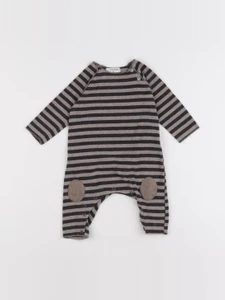 1+ In the family - pyjama coton marron - 6 mois