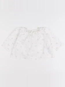 Zara - blouse blanc - 3/6 mois
