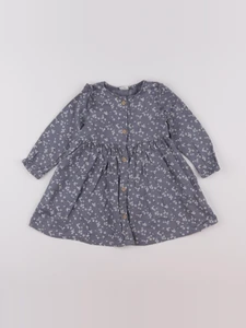 H&M - robe gris - 12/18 mois