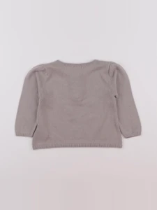 Vertbaudet - pull beige - 3 ans