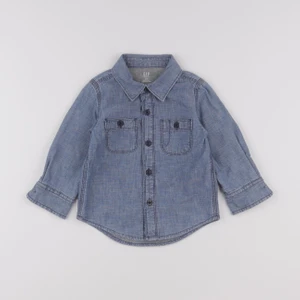 GAP - chemise bleu - 18/24 mois