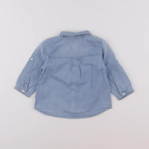 Vertbaudet - chemise bleu - 9 mois