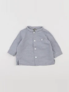 Bonton - chemise bleu - 6 mois
