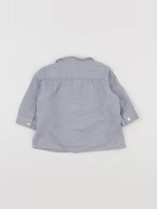 Bonton - chemise bleu - 6 mois