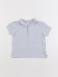 Zara - polo bleu - 9/12 mois