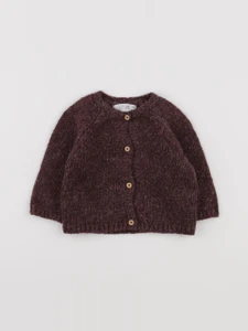 Zara - ensemble bonnet/moufles rouge - 1/6 mois