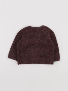 Zara - ensemble bonnet/moufles rouge - 1/6 mois