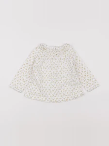 Cyrillus - tee-shirt beige - 12 mois