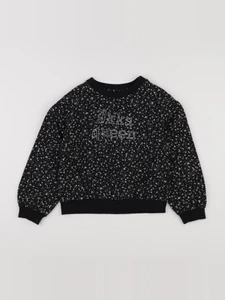 IKKS - sweat noir - 8 ans