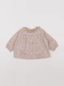 Cyrillus - blouse rose - 9 mois