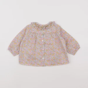 Cyrillus - blouse rose - 9 mois
