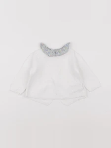 Cyrillus - pull blanc - 6 mois