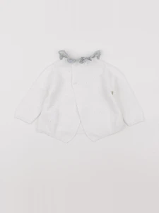 Cyrillus - pull blanc - 6 mois