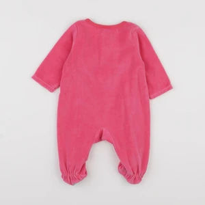 Tape à l'oeil - pyjama velours rose - 3 mois