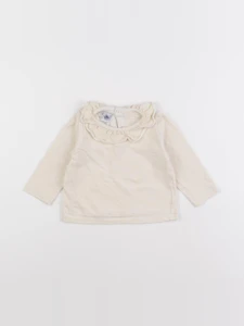 Petit Bateau - tee-shirt beige - 12 mois